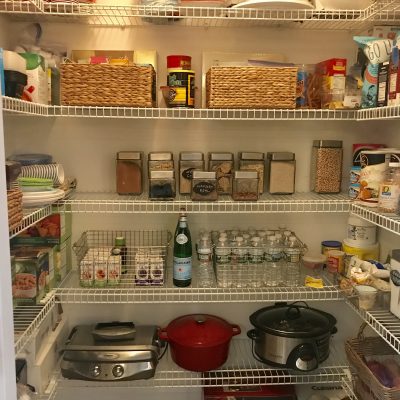after organized pantry