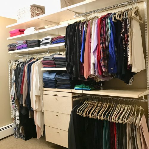 Designed and Organized Closet After